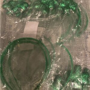 Green Shamrock Headband for Parties